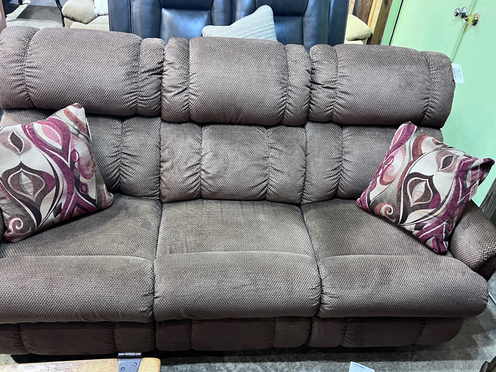 Acieona slate reclining discount sofa